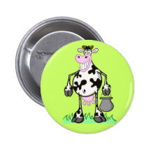 Van de KNOOP de "grappige koe" cartoon Buttons