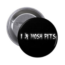 Van de kuilkerels van Mosh van het punk rock van d Speldbuttons