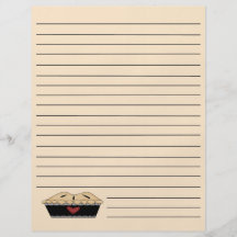 Van de Pagina van het Recept van het Hart Folder