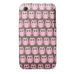 Van de partij retro kawaii van de uil leuk owling  iPhone 3 hoesje
