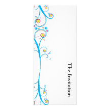 Van de werveling de BloemenKaart van de rsvp- huwe