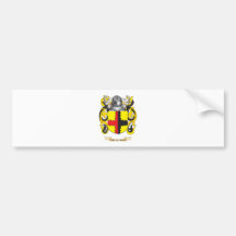 Van Den Broek CREST van de Familie (Wapenschild) Bumperstickers