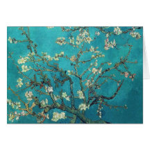 Van Gogh Almond komt Wenskaart tot bloei