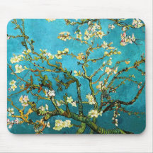Van Gogh Blossoming het Fijne Art. van de Amandel  Muis Matten