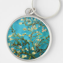 Van Gogh Blossoming het Fijne Art. van de Amandel  Sleutelhangers