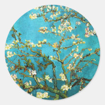 Van Gogh Blossoming het Fijne Art. van de Amandel  Stickers