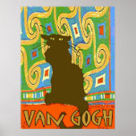 Van Gogh Cat Plaat