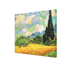 Van Gogh ; Cyprès du champ de blé W chez Haute Gal Toiles Tendues Sur Châssis