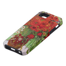 Van Gogh ; La vie toujours : Pavots et marguerites Coque Case-Mate iPhone 5