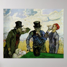 Van Gogh les beaux-arts des buveurs (F667) Posters