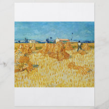 Van Gogh ; Récolte en Provence Prospectus Personnalisés