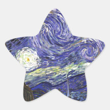 Van Gogh Starry Nacht Sticker