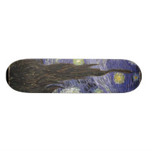 Van Gogh's Starry Nacht Skate Decks