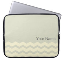 Van het de zigzagpatroon van de chevron elegante m laptop sleeve hoes