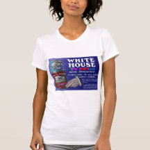 Van het Witte Huis van Faux de Vintage Advertentie T Shirts