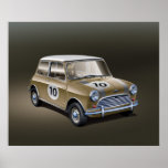 Van MiniCooper Goud 2 van het S1- Poster