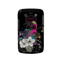 Van PixDezines Retro kleur als achtergrond Aloha/D Case-Mate Blackberry Hoesjes