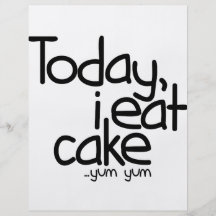 Vandaag eet ik cake (Verjaardag) Persoonlijke Folder