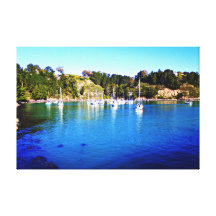 Varende Boten Gallerij Wrapped Canvas