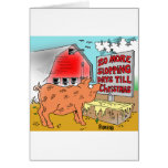 VARKEN/DE CARTOON GIFTWARE VAN KERSTMIS KAART