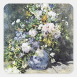 Vase à Pierre-Auguste Renoir de fleurs Autocollants