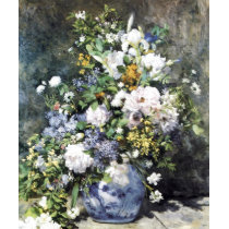 Vase à Pierre-Auguste Renoir de fleurs