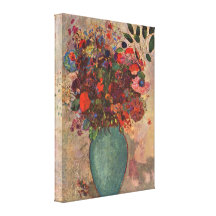 Vase turc, Odilon Redon, fleurs vintages florales Toiles Tendues