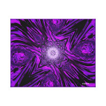 vecteur-un de purpple impression sur toile