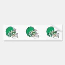 vecteur vert de casque de football autocollant pour voiture