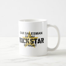Vedette du rock de vendeur de voiture mugs
