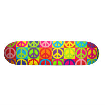 Veelvoudige Veelkleurige Vrede Skate Decks
