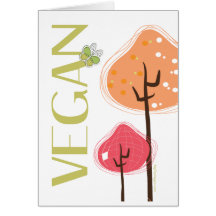 Végétalien Cartes De Vœux