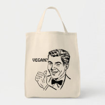 Végétalien ? épicerie fourre-tout sacs en toile