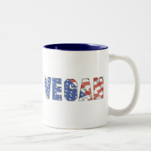 Végétalien patriote tasses à café