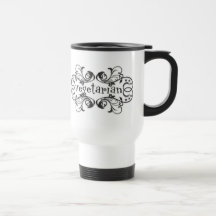 Végétarien vintage mug
