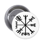 Vegvísir (het Kompas van Viking) Speldbuttons