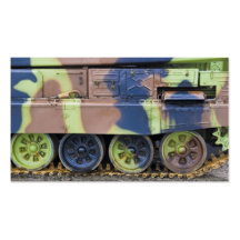 véhicule militaire modèles de cartes de visite