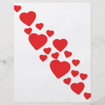 velen vliegend rood hartenpictogram persoonlijke folder