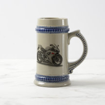 Vélo argenté de Suzuki GSX-R600 Mug À Café