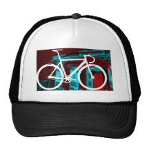 Vélo Berlin - bleu rouge de voie Casquette De Camionneur