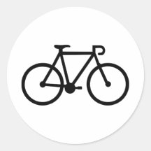 Vélo de bicyclette autocollant