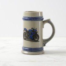 Vélo de bleu de Suzuki GSX-R600 Tasse À Café