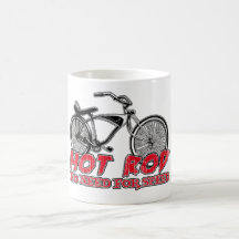 Vélo de hot rod tasse à café