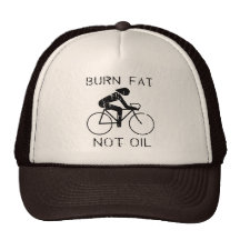 VÉLO : T-shirt d'huile de graisse de brûlure pas Casquettes De Camionneur