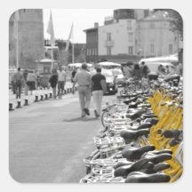 Vélos de La Rochelle Stickers Carrés