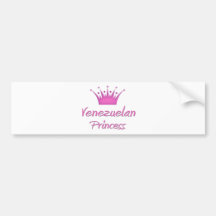 Venezolaanse Prinses Bumperstickers