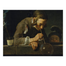 Vent de savon par Chardin Jean-Baptiste Siméon (le Bristols Personnalisés