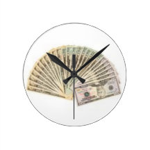Ventilator van dollars muur klokken