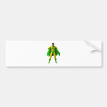 Verbazende Illustratie Superhero Bumpersticker