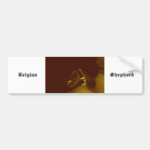 Verbazende Tanden van de Belgische Herder Bumpersticker